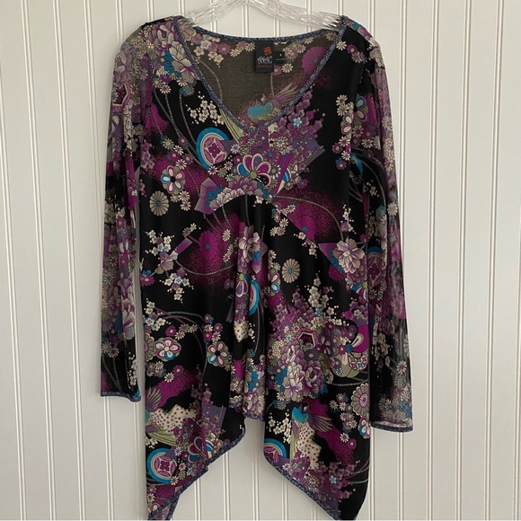 ANAC designed by Kimi v-neck top SIZE SMALL - Picture 1 of 10